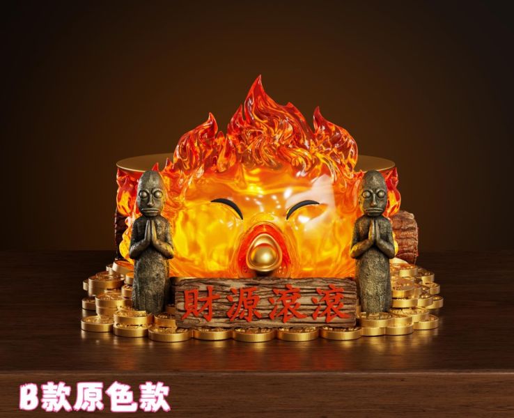 【預購】WAWA 招財托盤卡西法 霍爾的移動城堡 宮崎駿 心蹤,shinzou,GK,雕像,公仔,玩具,模型,一番賞,GK模型,GK雕像