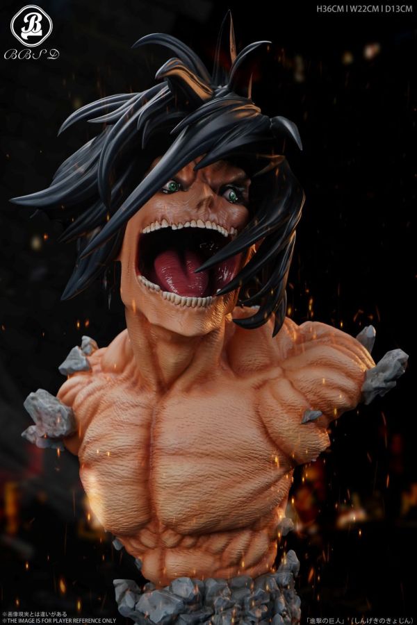 【預購】BBSD 艾連半身雕像 進擊的巨人 心蹤,shinzou,GK,雕像,公仔,玩具,模型,一番賞,GK模型,GK雕像