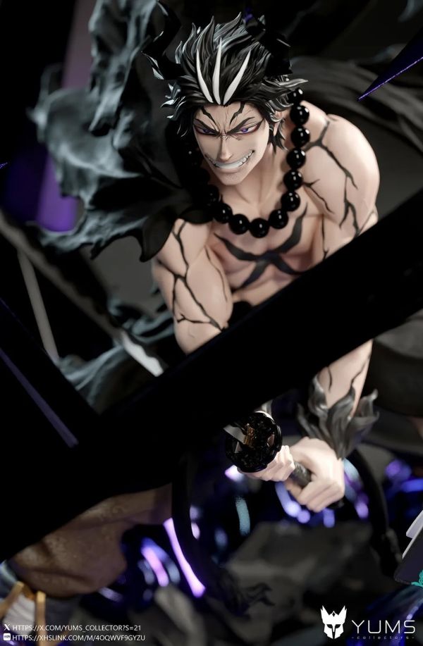 【預購】YUMS 破壞神 夜見·介大 鬼神形態 黑色五葉草 心蹤,shinzou,GK,雕像,公仔,玩具,模型,一番賞,GK模型,GK雕像