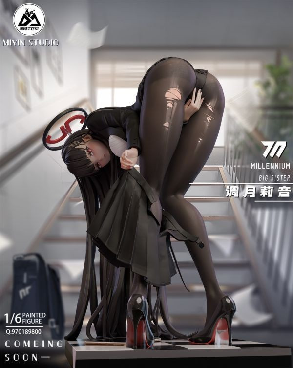【預購】迷因 調月莉音 BA毀滅菇 雙版本 蔚藍檔案 心蹤,shinzou,GK,雕像,公仔,玩具,模型,一番賞,GK模型,GK雕像