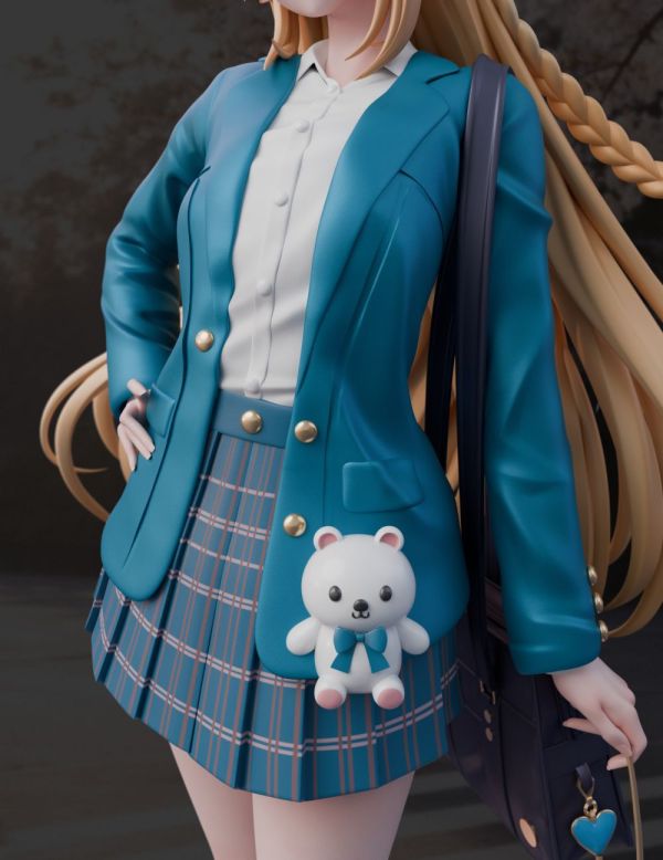 【預購】千本櫻工造 JK小卡 卡提希婭 鳴潮 心蹤,shinzou,GK,雕像,公仔,玩具,模型,一番賞,GK模型,GK雕像