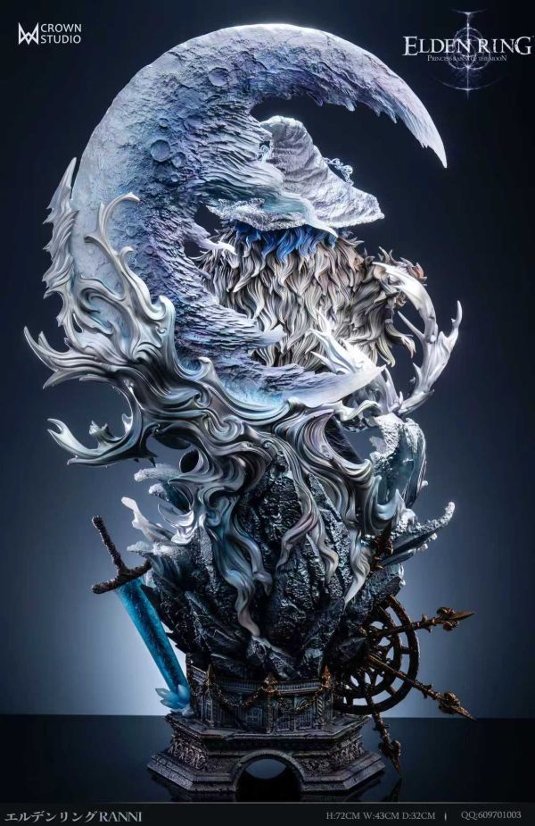 【預購】Crown 皇冠 暗月公主菈妮 艾爾登法環 心蹤,shinzou,GK,雕像,公仔,玩具,模型,一番賞,GK模型,GK雕像
