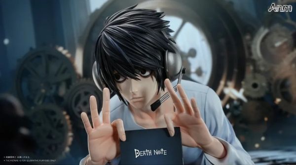 【預購】Anm 1/3胸像 L 死亡筆記本 心蹤,shinzou,GK,雕像,公仔,玩具,模型,一番賞,GK模型,GK雕像