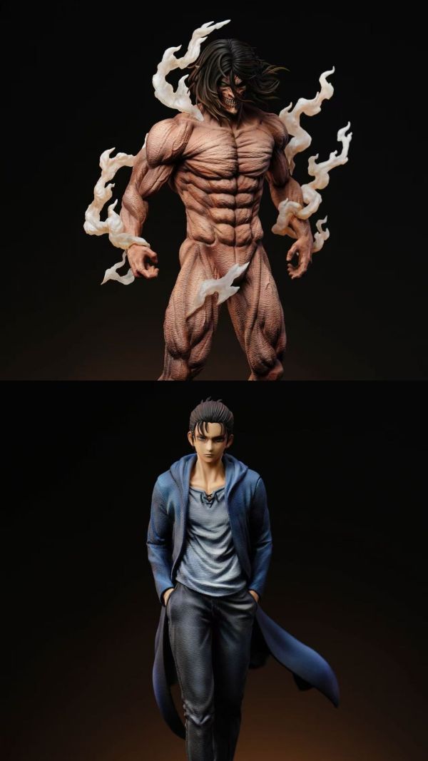 【預購】天元 巨人軍團第一彈 艾連 進擊的巨人 心蹤,shinzou,GK,雕像,公仔,玩具,模型,一番賞,GK模型,GK雕像