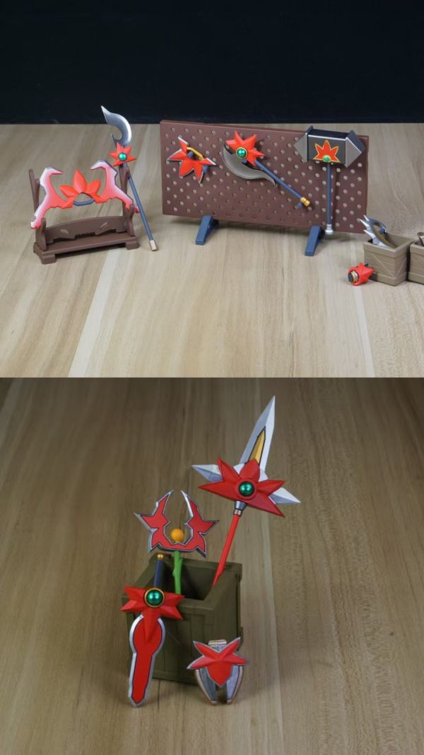【預購】團子 楓葉武器 黏土人配件 雙版本 楓之谷 心蹤,shinzou,GK,雕像,公仔,玩具,模型,一番賞,GK模型,GK雕像