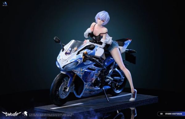 【預購】SX 機車少女綾波零 EVA新世紀福音戰士 心蹤,shinzou,GK,雕像,公仔,玩具,模型,一番賞,GK模型,GK雕像