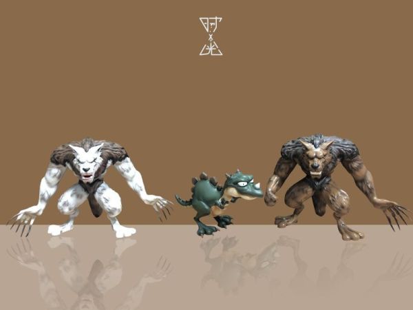 【預購】時光 攻擊型態狼人 土龍 楓之谷 心蹤,shinzou,GK,雕像,公仔,玩具,模型,一番賞,GK模型,GK雕像