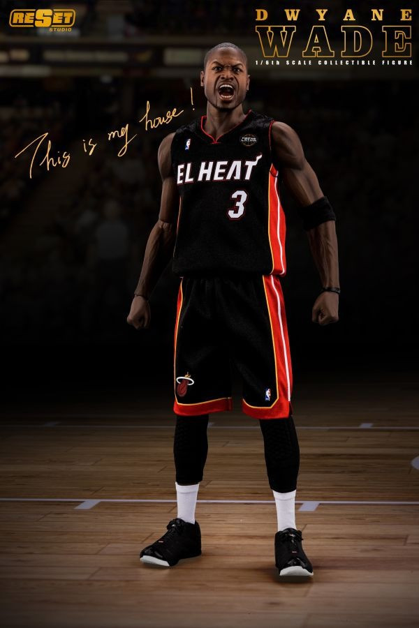 【預購】正版授權 Reset 熱火隊韋德慶祝套裝 時刻系列 NBA 心蹤,shinzou,GK,雕像,公仔,玩具,模型,一番賞,GK模型,GK雕像