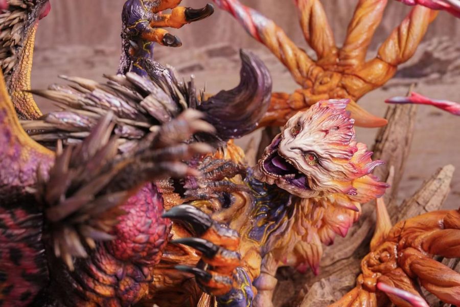 【預購】龍之邊境 Dragon Frontier 殲世滅盡龍vs天地煌啼龍 魔物獵人 心蹤,shinzou,GK,雕像,公仔,玩具,模型,一番賞,GK模型,GK雕像