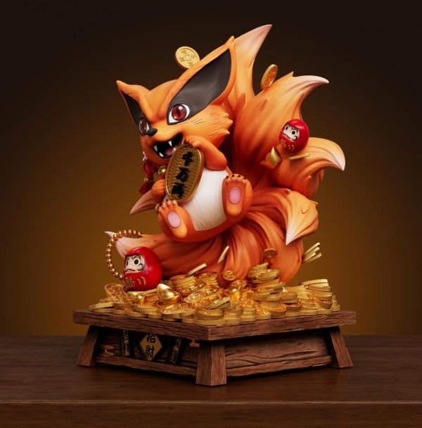 【預購】WAWA 招財九尾 火影忍者 心蹤,shinzou,GK,雕像,公仔,玩具,模型,一番賞,GK模型,GK雕像