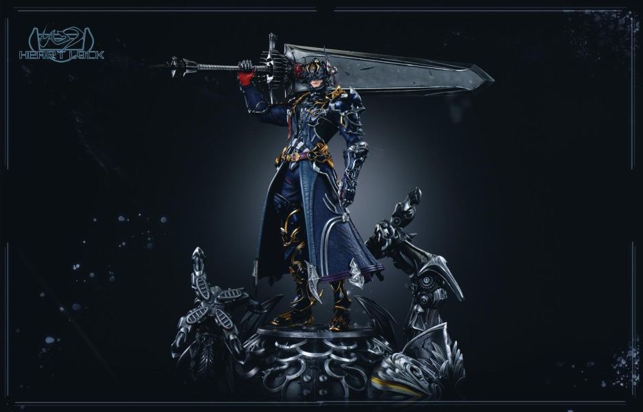 【預購】心鎖 Dark Knight 暗黑騎士 最終幻想 心蹤,shinzou,GK,雕像,公仔,玩具,模型,一番賞,GK模型,GK雕像