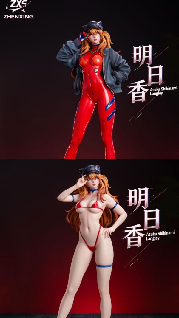 【預購】zhenxing 明日香 EVA新世紀福音戰士 心蹤,shinzou,GK,雕像,公仔,玩具,模型,一番賞,GK模型,GK雕像