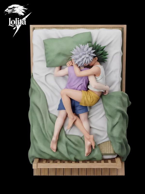 【預購】Lolita 貓狗睡姿 奇犽小傑 全職獵人 心蹤,shinzou,GK,雕像,公仔,玩具,模型,一番賞,GK模型,GK雕像