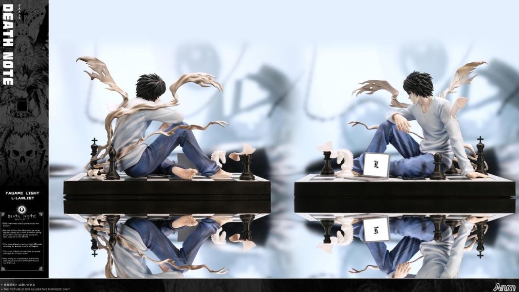 【預購】Anm 夜神月 L 死亡筆記本 心蹤,shinzou,GK,雕像,公仔,玩具,模型,一番賞,GK模型,GK雕像