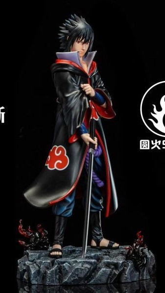 【預購】圓火 黑袍高冷佐助 火影忍者 心蹤,shinzou,GK,雕像,公仔,玩具,模型,一番賞,GK模型,GK雕像