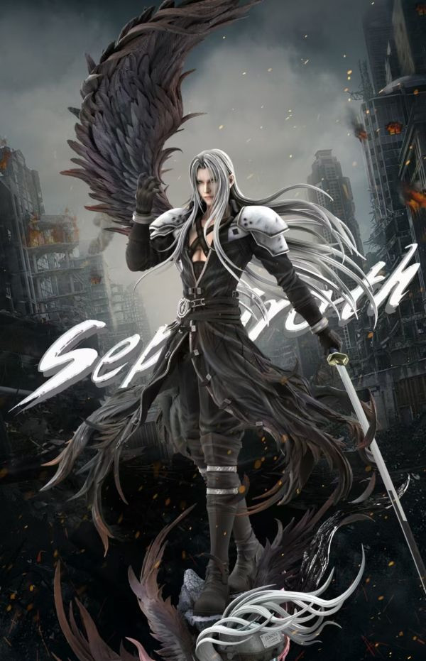 【預購】HF Hunter Fan 賽菲羅斯 雙比例 太空戰士 最終幻想 心蹤,shinzou,GK,雕像,公仔,玩具,模型,一番賞,GK模型,GK雕像