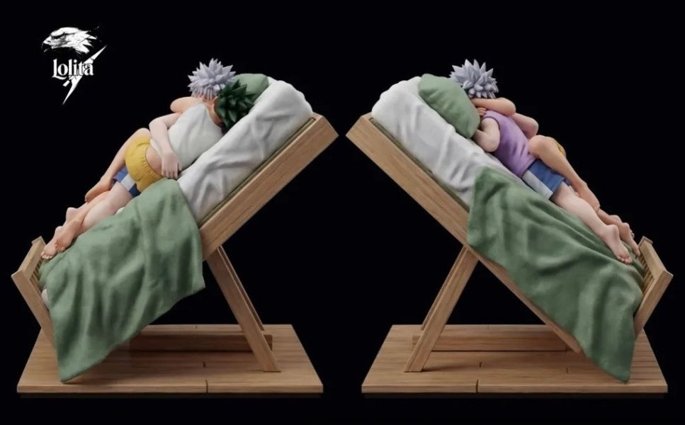 【預購】Lolita 貓狗睡姿 奇犽小傑 全職獵人 心蹤,shinzou,GK,雕像,公仔,玩具,模型,一番賞,GK模型,GK雕像