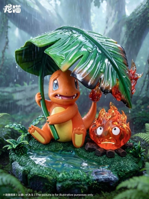 【預購】龍喵 雨中卡西法 小火龍 霍爾的移動城堡 宮崎駿 寶可夢 心蹤,shinzou,GK,雕像,公仔,玩具,模型,一番賞,GK模型,GK雕像