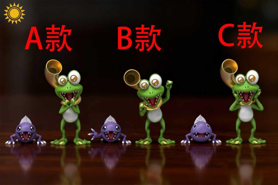 【預購】太陽模玩 怪蛙獸 蝌蚪獸 數碼寶貝 心蹤,shinzou,GK,雕像,公仔,玩具,模型,一番賞,GK模型,GK雕像