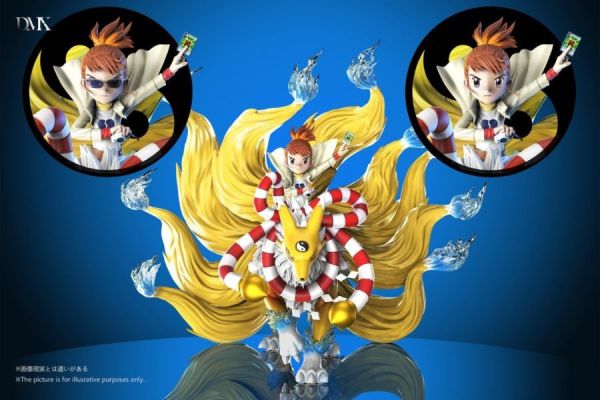 【預購】DMX 九尾狐 留姬 妖狐獸 數碼寶貝 心蹤,shinzou,GK,雕像,公仔,玩具,模型,一番賞,GK模型,GK雕像