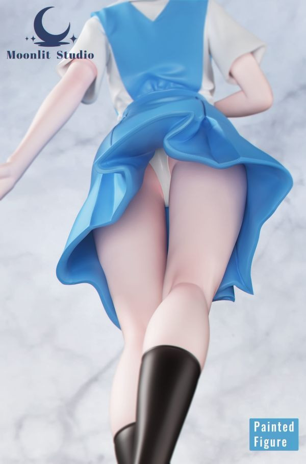 【預購】Moonlit 月下 綾波零 校服Ver. EVA新世紀福音戰士 心蹤,shinzou,GK,雕像,公仔,玩具,模型,一番賞,GK模型,GK雕像