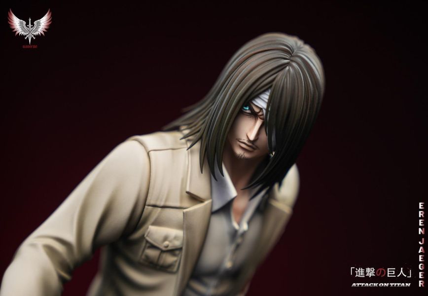 【預購】自由之翼 Saoirse 傷兵 艾連·葉卡 進擊的巨人 心蹤,shinzou,GK,雕像,公仔,玩具,模型,一番賞,GK模型,GK雕像