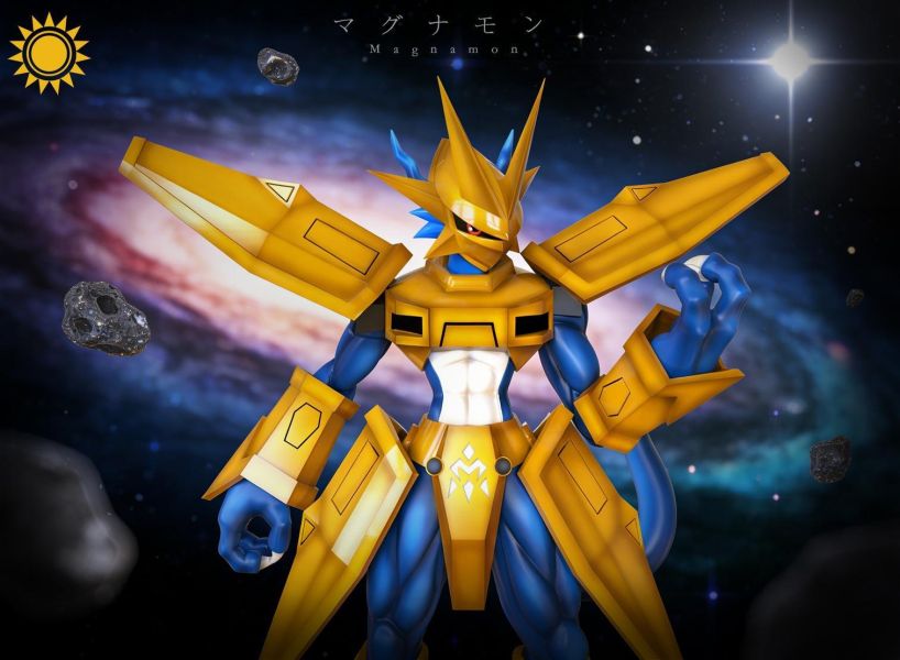 【預購】太陽模玩 金甲龍獸 數碼寶貝 心蹤,shinzou,GK,雕像,公仔,玩具,模型,一番賞,GK模型,GK雕像