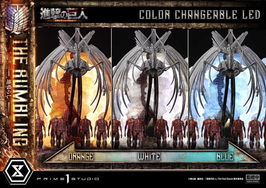 【預購】正版授權 P1S Prime 1 Studio 地鳴 進擊的巨人 心蹤,shinzou,GK,雕像,公仔,玩具,模型,一番賞,GK模型,GK雕像