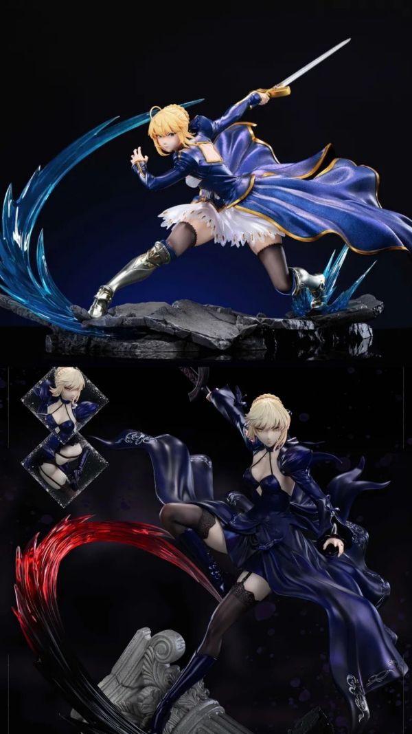 【預購】Xpic 白劍 黑劍 Saber Fate 心蹤,shinzou,GK,雕像,公仔,玩具,模型,一番賞,GK模型,GK雕像