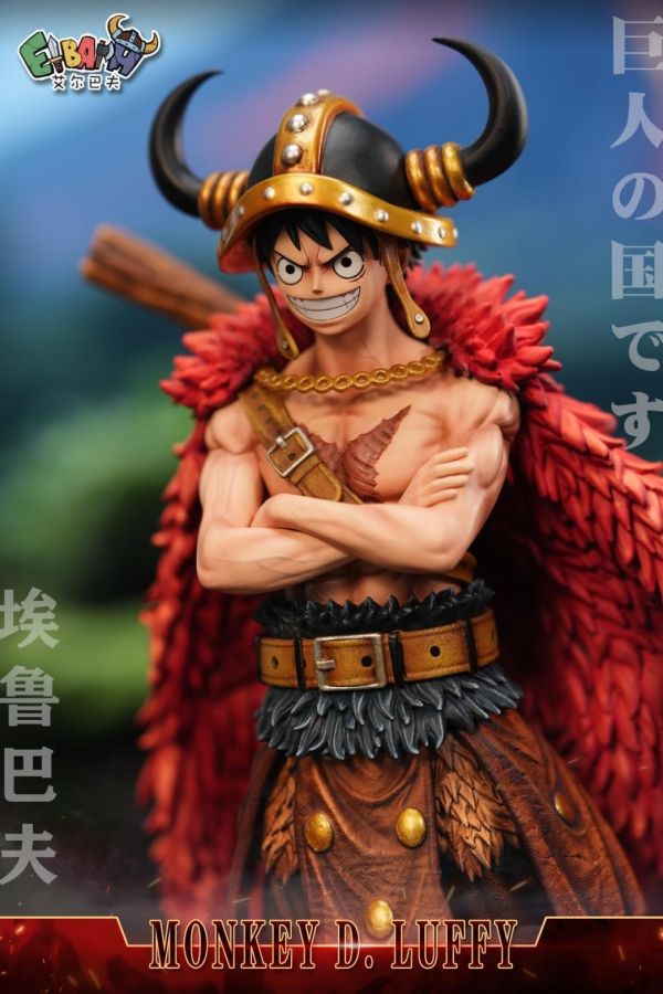【預購】艾爾巴夫 Elbaph 巨人島 魯夫 海賊王 心蹤,shinzou,GK,雕像,公仔,玩具,模型,一番賞,GK模型,GK雕像