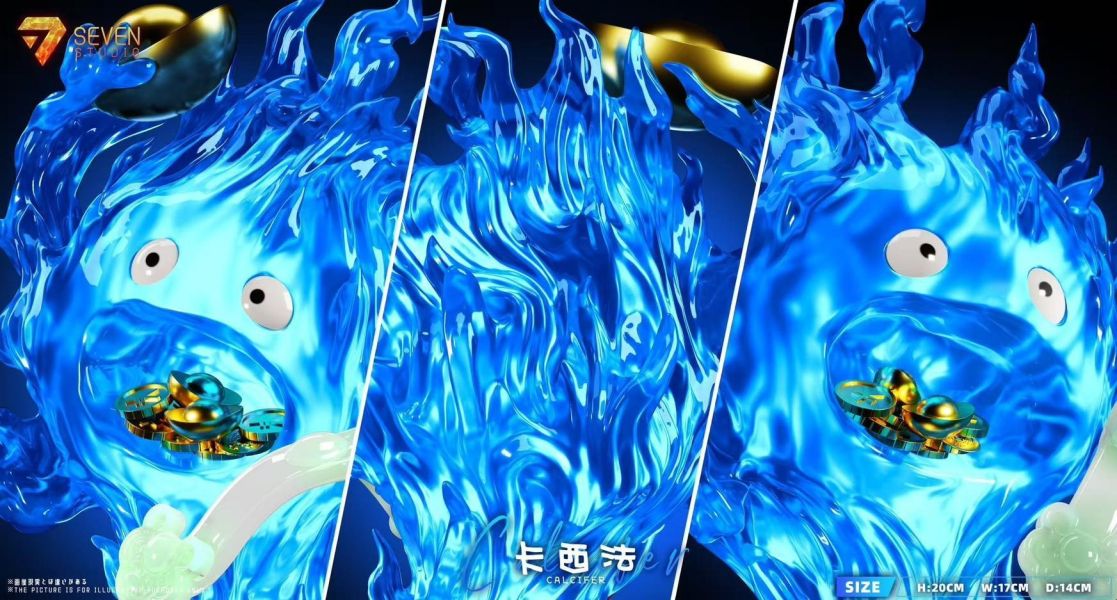 【預購】seven 招財如意卡西法 霍爾的移動城堡 宮崎駿 心蹤,shinzou,GK,雕像,公仔,玩具,模型,一番賞,GK模型,GK雕像