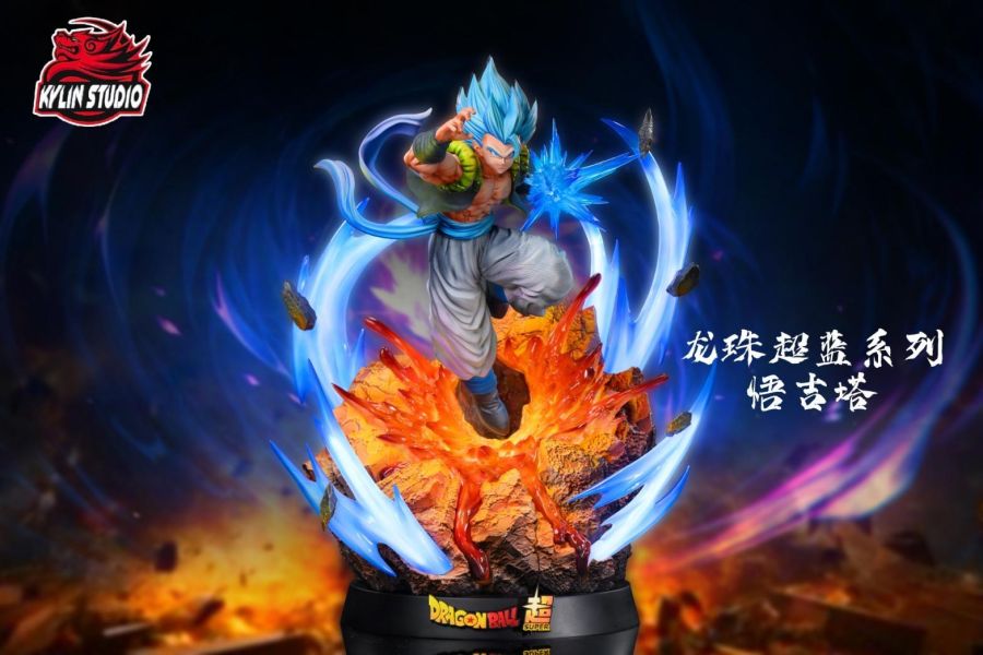 【預購】kylin 超藍 悟吉塔 七龍珠 心蹤,shinzou,GK,雕像,公仔,玩具,模型,一番賞,GK模型,GK雕像