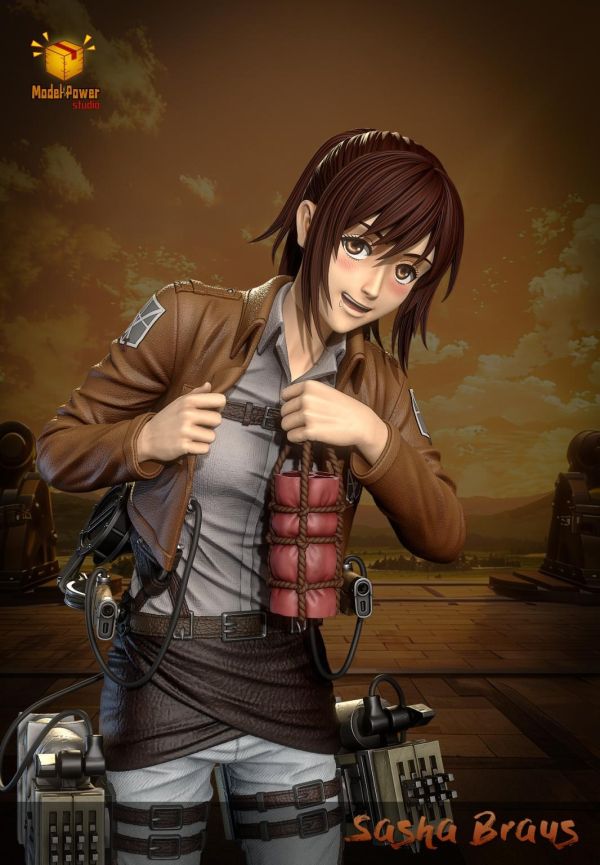 【預購】Model Power 莎夏偷肉 進擊的巨人 心蹤,shinzou,GK,雕像,公仔,玩具,模型,一番賞,GK模型,GK雕像