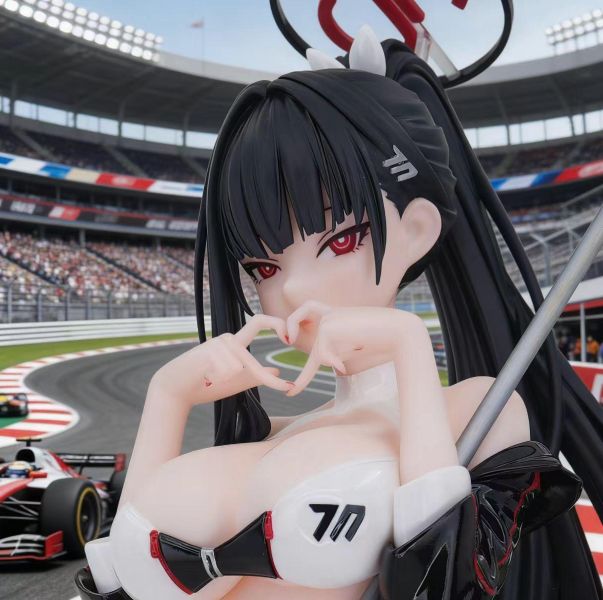 【預購】Loli Works 調月莉音 賽車女王服 蔚藍檔案 心蹤,shinzou,GK,雕像,公仔,玩具,模型,一番賞,GK模型,GK雕像