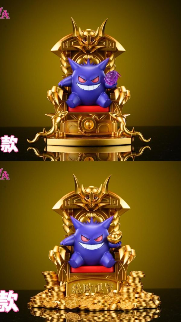【預購】WAWA 王座招財耿鬼 寶可夢 心蹤,shinzou,GK,雕像,公仔,玩具,模型,一番賞,GK模型,GK雕像