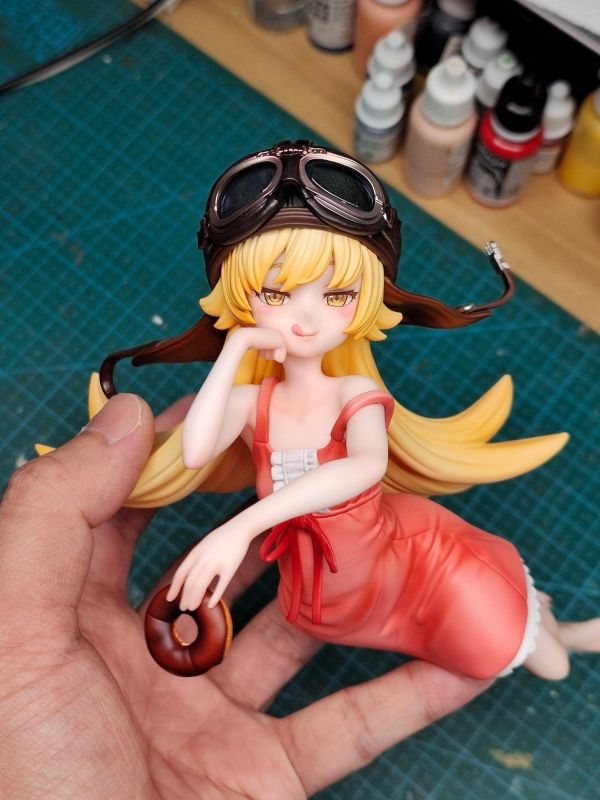 【預購】QuietArt 粉裙小忍 忍野忍 物語系列 心蹤,shinzou,GK,雕像,公仔,玩具,模型,一番賞,GK模型,GK雕像