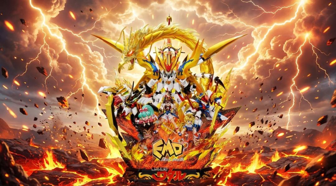 【預購】Emo工作室 必殺 登龍劍 魔神英雄傳 心蹤,shinzou,GK,雕像,公仔,玩具,模型,一番賞,GK模型,GK雕像