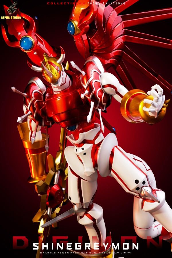 【預購】Alpha 閃光暴龍獸 數碼寶貝 心蹤,shinzou,GK,雕像,公仔,玩具,模型,一番賞,GK模型,GK雕像
