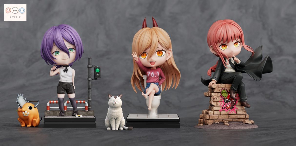 【預購】popo Q版帕瓦 鏈鋸人 心蹤,shinzou,GK,雕像,公仔,玩具,模型,一番賞,GK模型,GK雕像