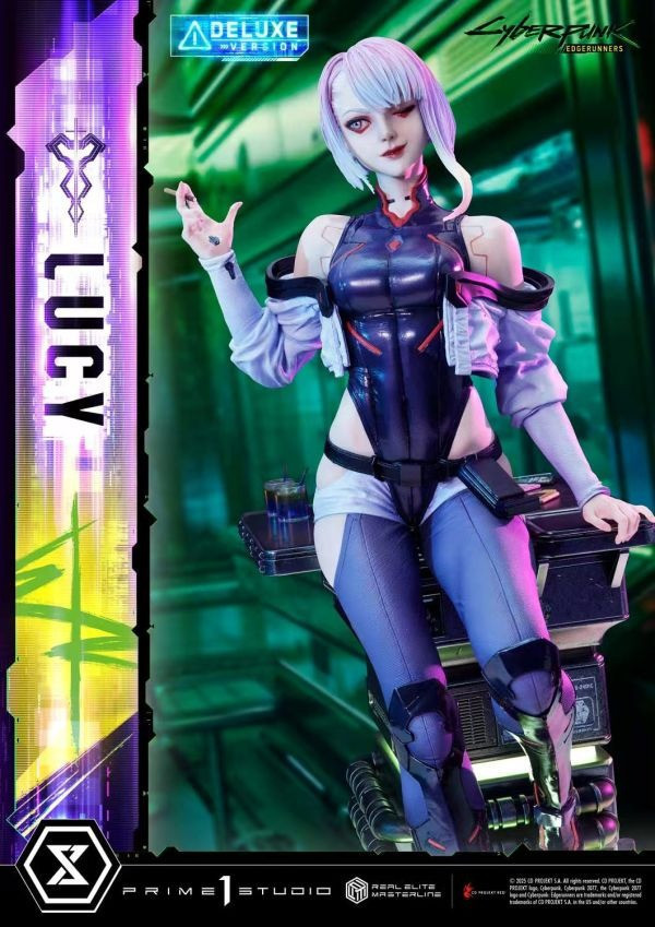 【預購】正版授權 P1S Prime 1 Studio Lucy 露西 電馭叛客:邊緣行者 心蹤,shinzou,GK,雕像,公仔,玩具,模型,一番賞,GK模型,GK雕像