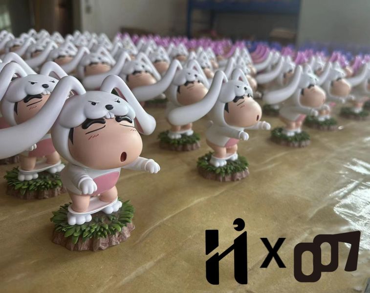 【海外現貨】HIHI×007 兔子小新 蠟筆小新 心蹤,shinzou,GK,雕像,公仔,玩具,模型,一番賞,GK模型,GK雕像