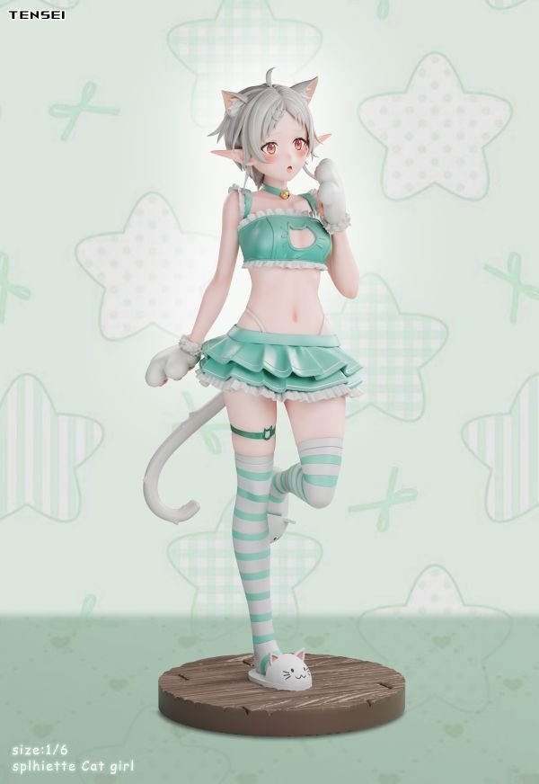 【預購】Tensei 貓娘希露菲 無職轉生 心蹤,shinzou,GK,雕像,公仔,玩具,模型,一番賞,GK模型,GK雕像