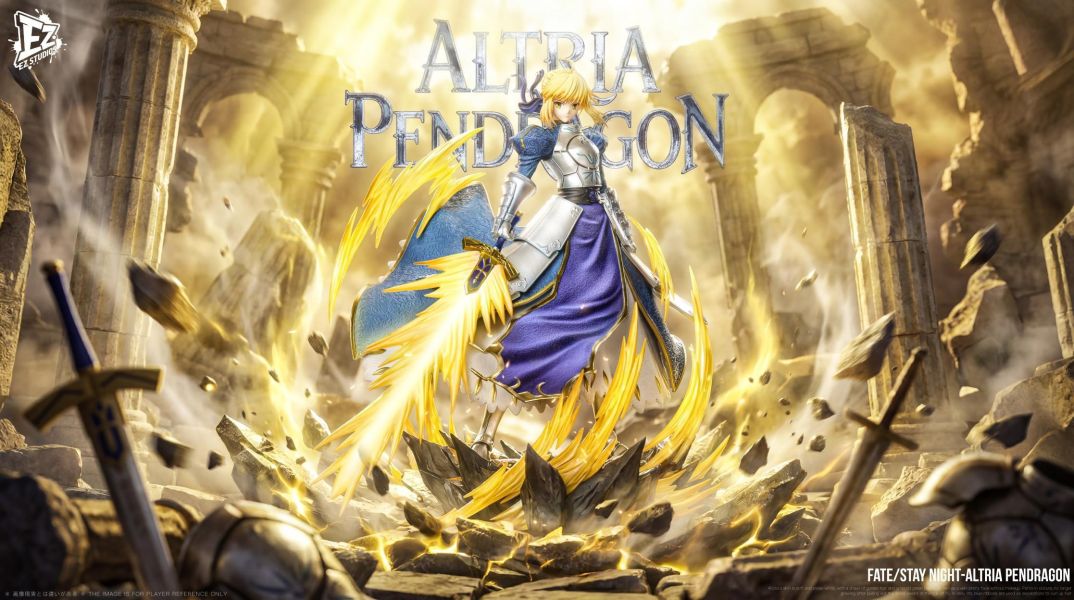 【預購】EZ 亞瑟王 白呆Saber Fate 心蹤,shinzou,GK,雕像,公仔,玩具,模型,一番賞,GK模型,GK雕像
