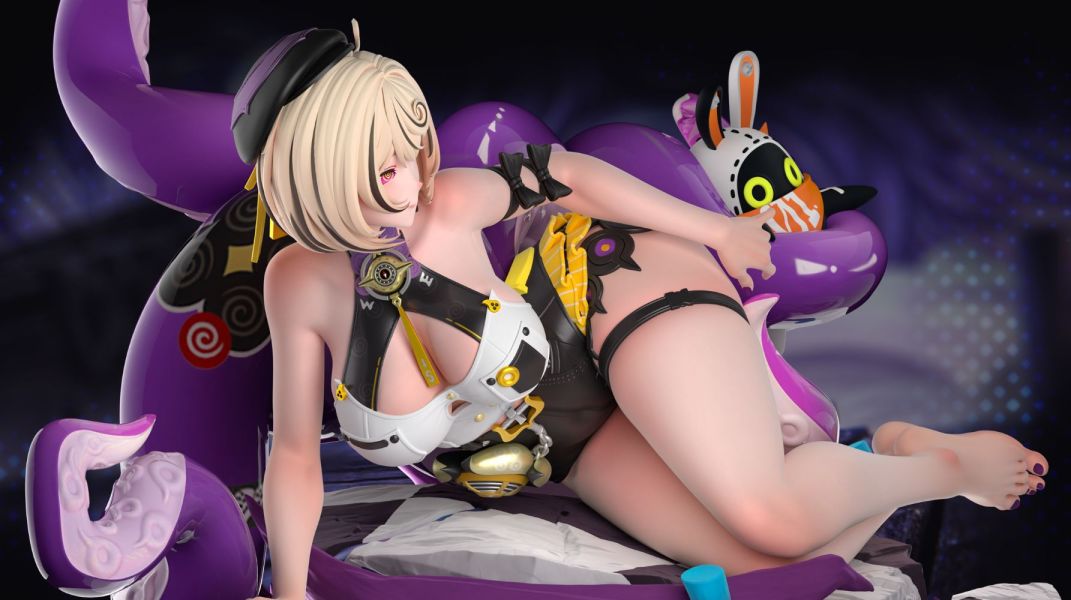 【預購】迷因 章魚妹 伊德海莉 絕區零 心蹤,shinzou,GK,雕像,公仔,玩具,模型,一番賞,GK模型,GK雕像