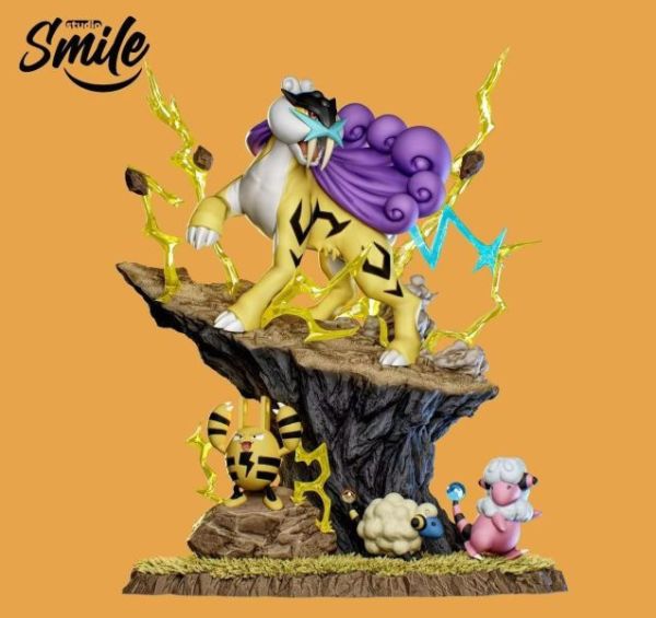 【預購】Smile 微笑 雷公生態 寶可夢 聖獸系列第二彈 心蹤,shinzou,GK,雕像,公仔,玩具,模型,一番賞,GK模型,GK雕像