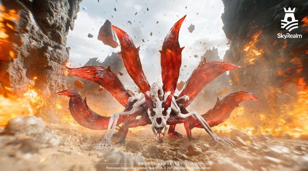 【預購】天境 SkyRealm 九尾妖狐 火影忍者 透明版 心蹤,shinzou,GK,雕像,公仔,玩具,模型,一番賞,GK模型,GK雕像