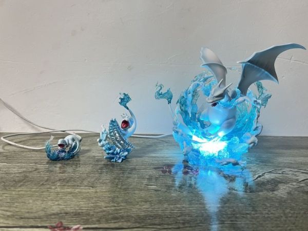 【預購】呆呆 噴火龍進化組 雪色版 寶可夢 心蹤,shinzou,GK,雕像,公仔,玩具,模型,一番賞,GK模型,GK雕像