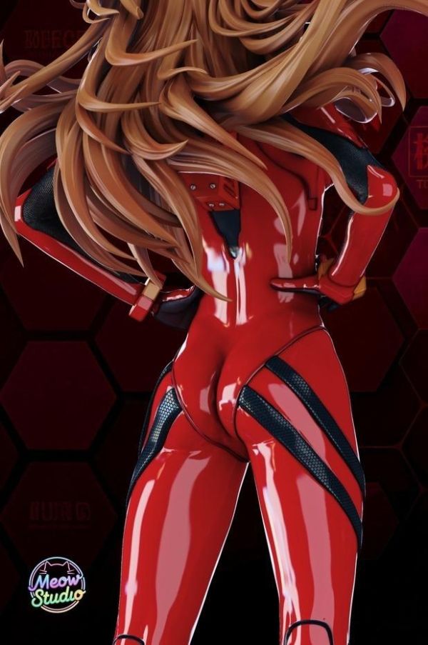 【預購】Meow 明日香 首次登場 戰鬥服 EVA新世紀福音戰士 1/4 心蹤,shinzou,GK,雕像,公仔,玩具,模型,一番賞,GK模型,GK雕像