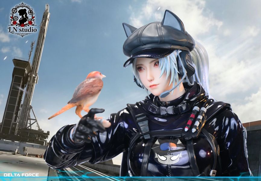 【預購】Ln 邪惡貓貓頭露娜 三角洲行動 明日方舟 心蹤,shinzou,GK,雕像,公仔,玩具,模型,一番賞,GK模型,GK雕像