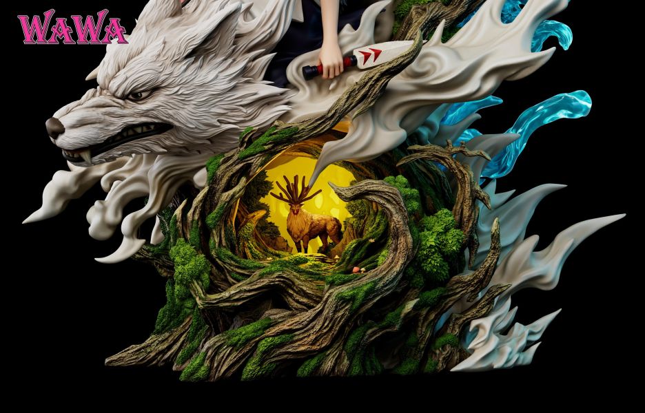 【預購】WAWA 幽靈公主 魔法公主 宮崎駿 心蹤,shinzou,GK,雕像,公仔,玩具,模型,一番賞,GK模型,GK雕像